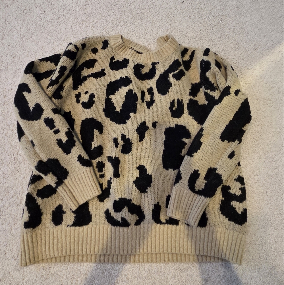 Leopard Print Sweater